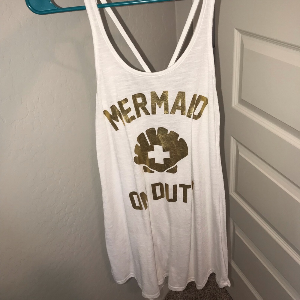 Mermaid On Duty Beach Cover Up